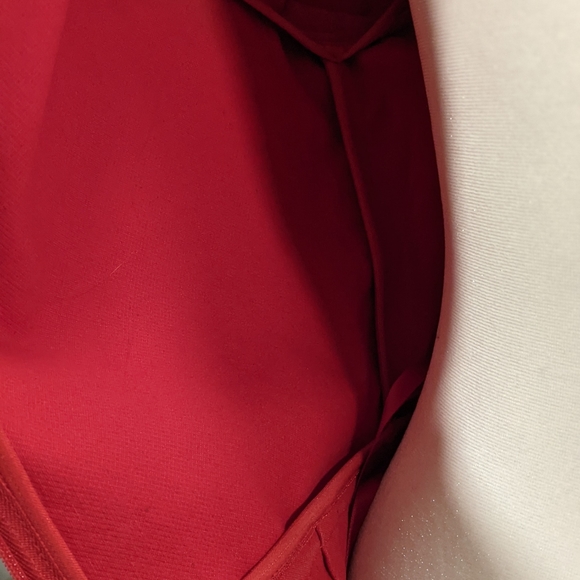 Stunning boat neck Donna Karen red sheath dress size 4 - Picture 6 of 15